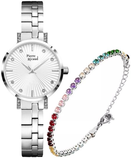 Pierre Ricaud Lady Watch Classic Gift Set P21017.5193QZ157.5MZ