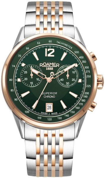 Zegarek Roamer 508818 49 75 50 Superior Chrono III