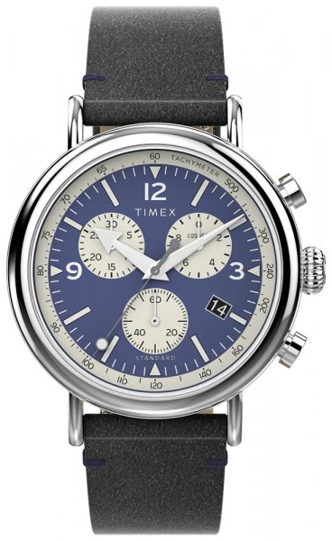 Timex Standard Chronograph 41mm Eco-Friendly Leather Strap TW2V71100