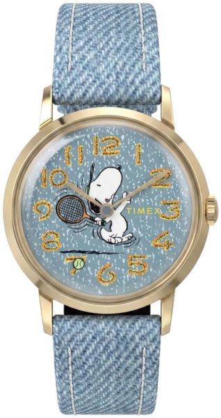 Zegarek Timex TW2Y12500 Peanuts® x Timex Marlin® 1965 Reissue Inspired Snoopy Tennis