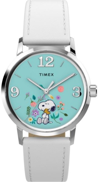 Zegarek Timex TW2Y68800 Peanuts® x Timex Marlin® Flower Dial