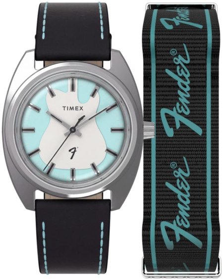 Zegarek Timex TWG068900 Fender x Timex 37mm Anniversary Edition Gift Set