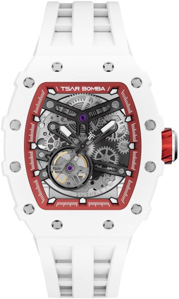 Tsar Bomba Elemental Ceramic Automatic White TB8208C-08
