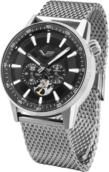 Zegarek Vostok Europe 82S7-561A787B Limousine 43mm Generation 2 Automatic Open Heart